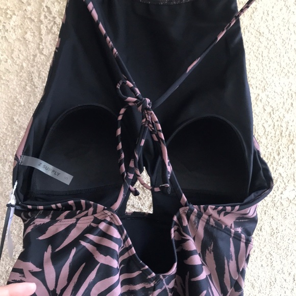 Z Supply The Kya Palm wmns onepiece swimsuit small - Picture 4 of 7